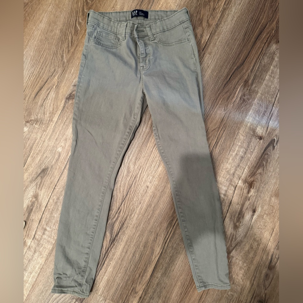 GAP Denim Jeggings in Olive
